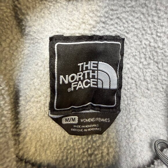 The North Face Denali Jacket Women’s Medium Gray Beige Fleece EUC - Picture 9 of 15
